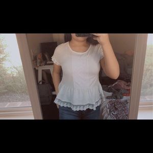 White Arizona shirt.